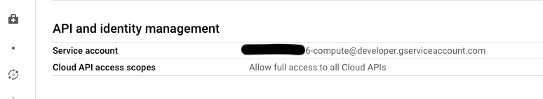 Google ServiceAccount